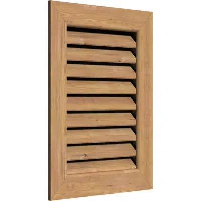 Ekena Millwork Cedar Vertical Gable Vent Louver