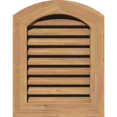 Ekena Millwork Cedar Vertical Gable Vent Louver