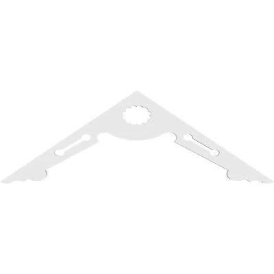 Ekena Millwork Cena Architectural Grade Pvc Gable Peditment (4/12) Pitch In White