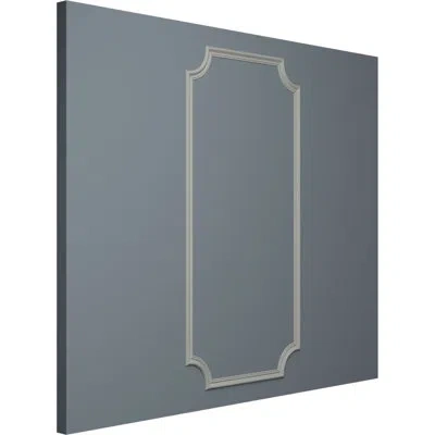 Ekena Millwork Claremont Panel Moulding Kit In Gray