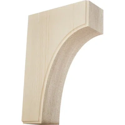 Ekena Millwork Clarksville Bracket In Rubberwood