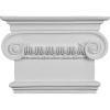 Ekena Millwork Classic Ionic Onlay Capital In White
