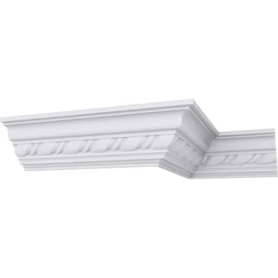 Ekena Millwork Classic Twist Crown Moulding In White