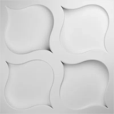 Ekena Millwork Clover Endurawall Decorative 3d Wall Panel In Smooth