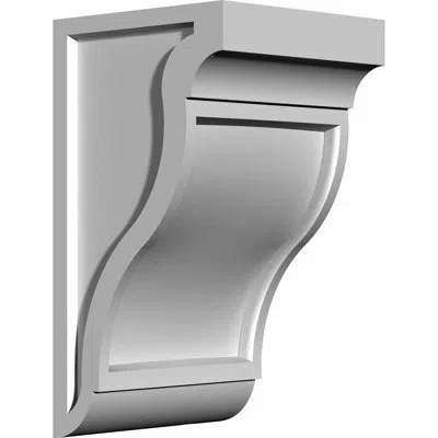 Ekena Millwork Cole Bracket (set Of 2) In White