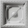 Ekena Millwork Colonial 2 Ft. X 2 Ft. Polyurethane Ceiling Tile In White In Primed