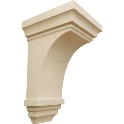 Ekena Millwork Corbel In Light Oak Brown