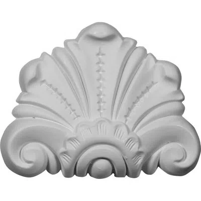 Ekena Millwork Cosmo 4 3/8"h X 5 3/4"w X 1 1/8"d Onlay In White