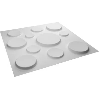 Ekena Millwork Cosmo Endurawall Decorative 3d Wall Panel In White