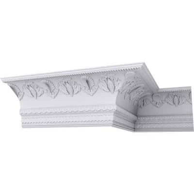 Ekena Millwork Cove Harvest Crown Moulding In White