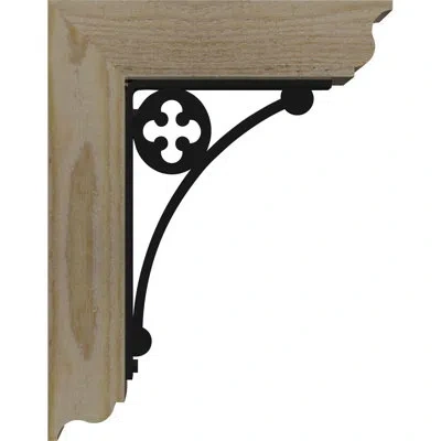 Ekena Millwork Crawley Traditional Ironcrest Bracket