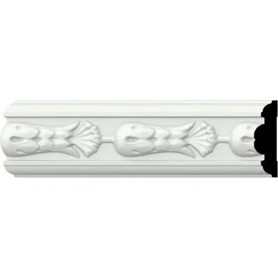 Ekena Millwork Crendon 2 3/4"h X 96"w X 7/8"d Chair Rail In White