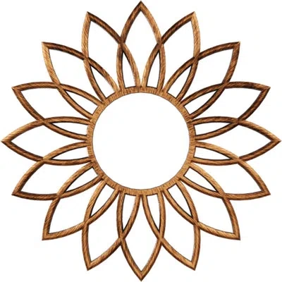 Ekena Millwork Daisy Architectural Grade Pvc Pierced Ceiling Medallion In Antiqued Copper