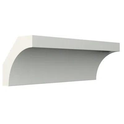 Ekena Millwork Dante Crown Moulding In White