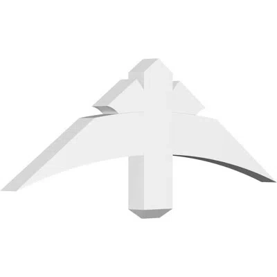 Ekena Millwork Davenport Architectural Grade Gable Bracket In Pvc