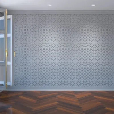 Ekena Millwork Daventry Decorative Fretwork Wall Panels In Architectural Grade Pvc In Mast