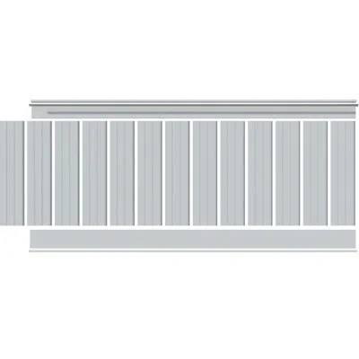 Ekena Millwork Deluxe White Pvc Wall Paneling
