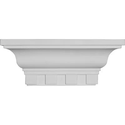 Ekena Millwork Dentil Wall Shelf In White