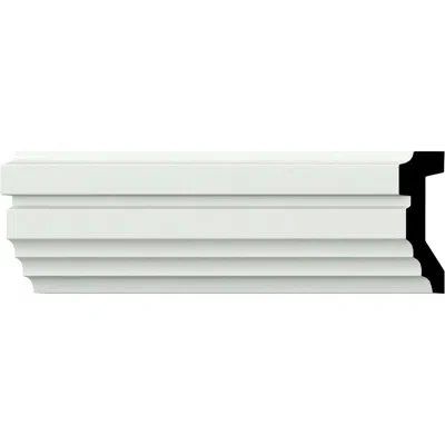 Ekena Millwork Devon 3 1/2"h X 96"w X 1 1/8"d Window And Door Casing In Off-white