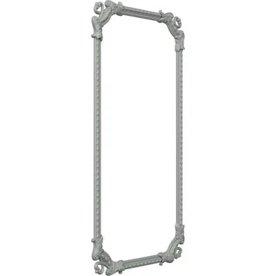 Ekena Millwork Devon Rope Panel Moulding Kit In Gray