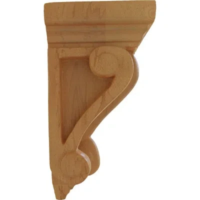 Ekena Millwork Devon Traditional Wood Corbel In Red Oak