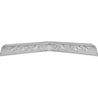 Ekena Millwork Diane 5 3/8"h X 27 5/8"d Inside Crown Molding In White