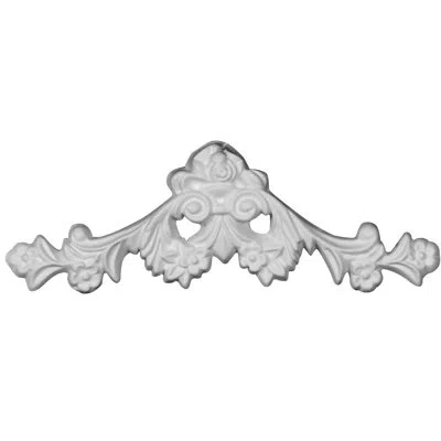 Ekena Millwork Dublin 2 3/8" H X 6 1/2" W X 3/4" D Onlay In White