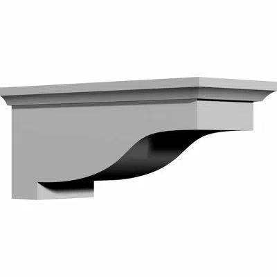 Ekena Millwork Dublin 5.875'' H X 6'' W X 13'' D Urethane Bracket (set Of 6) In White
