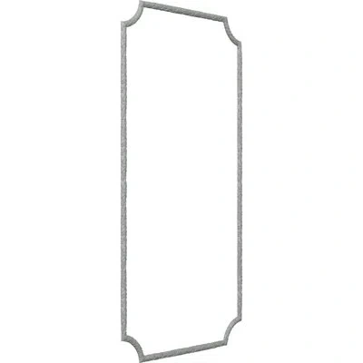 Ekena Millwork Dublin Panel Moulding Kit In Gray
