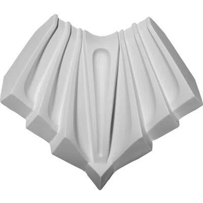Ekena Millwork Dylan 4 1/8"h X 4 1/8"d Inside Corner For Moulding Profiles In White