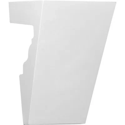 Ekena Millwork Edinburgh 11"h X 8"w X 6 1/4"d Keystone In White