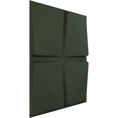 Ekena Millwork Edinburgh Endurawall Decorative 3d Wall Panel In Green