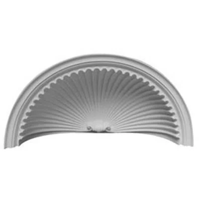 Ekena Millwork Edwards 17 3/4"h X 37 5/8"w X 10 1/4"d Wall Niche Cap In White