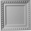 Ekena Millwork Egg And Dart 2 Ft. X 2 Ft. Drop-in Ceiling Tile In White In White