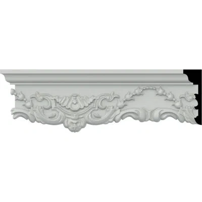 Ekena Millwork Emery 4 1/4" H X 94 1/2" W X 1 1/4" D Chair Rail In White