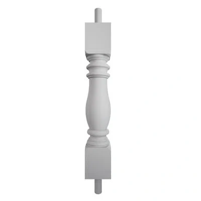 Ekena Millwork Endurathane 500 Series Amy Baluster, Factory Primed Polyurethane In White