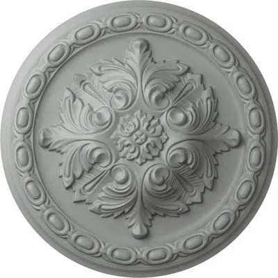 Ekena Millwork Endurathane Acanthus Ceiling Medallion, 11 3/8"od X 2"p In Primed