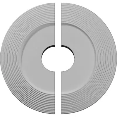 Ekena Millwork Endurathane Adonis Ceiling Medallion, 16 1/8"od X 3 5/8"id X 1"p (fits Canopies Up To 10 1/4"), Fact