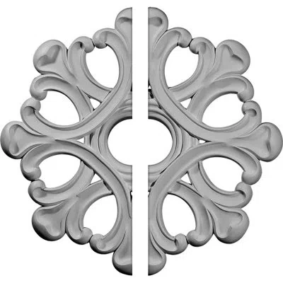 Ekena Millwork Endurathane Angel Ceiling Medallion, 20 7/8"od X 3 5/8"id X 1"p (fits Canopies Up To 4 3/8"), Factor