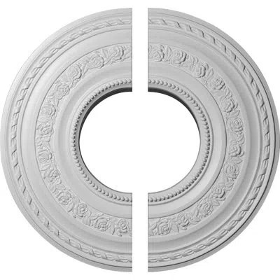 Ekena Millwork Endurathane Anthony Ceiling Medallion, 29 3/8"od X 11 5/8"id X 1 1/8"p (fits Canopies Up To 11 5/8")