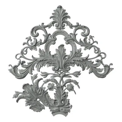 Ekena Millwork Endurathane Arthur Ceiling Medallion, 88 1/4"od X 1 1/2"p, Four Piece, Factory Primed