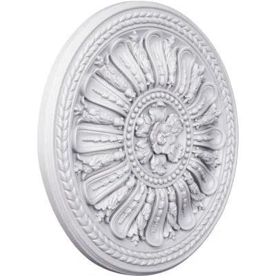 Ekena Millwork Endurathane Bella Ceiling Medallion, 15 3/4"od X 1 1/2"p, Factory Primed