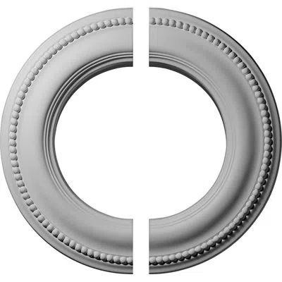 Ekena Millwork Endurathane Bradford Classic Ceiling Medallion, 13"od X 7 1/2"id X 3/4"p (fits Canopies Up To 8 5/8"