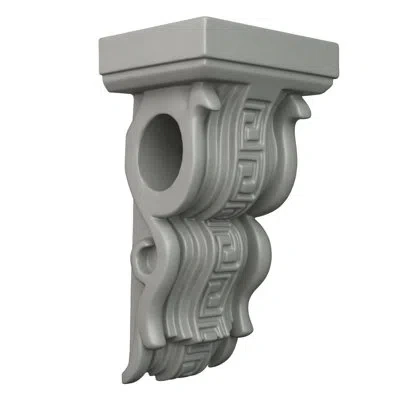 Ekena Millwork Endurathane Brian Corbel, 5"w X 8 7/8"d X 3 7/8"h, Factory Primed