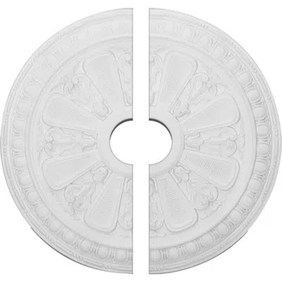Ekena Millwork Endurathane Bristol Ceiling Medallion, 23 1/2"od X 3 7/8"id X 1"p (fits Canopies Up To 3 7/8"), Fact