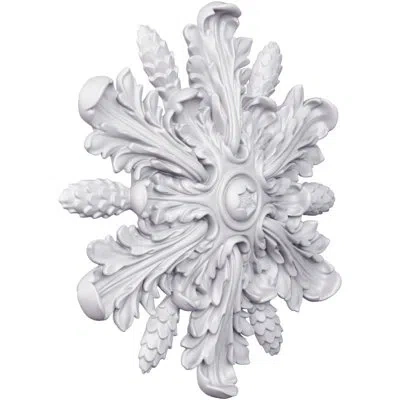 Ekena Millwork Endurathane Cassandra Ceiling Medallion, 11"od X 10 3/4"id X 1 3/8"p, Factory Primed