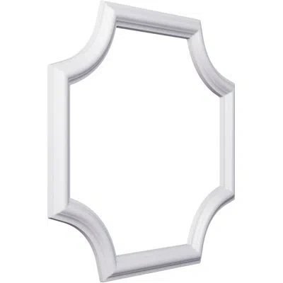Ekena Millwork Endurathane Charlie Ceiling Tile, 12 3/4"h X 12 3/4"w X 1/2"p, Factory Primed
