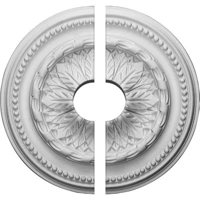 Ekena Millwork Endurathane Chester Ceiling Medallion, 15 3/4"od X 3 1/2"id X 1 7/8"p (fits Canopies Up To 3 1/2"), 