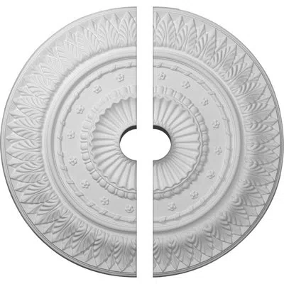 Ekena Millwork Endurathane Christopher Ceiling Medallion, 26 5/8"od X 3 1/2"id X 2 1/4"p (fits Canopies Up To 3 1/2
