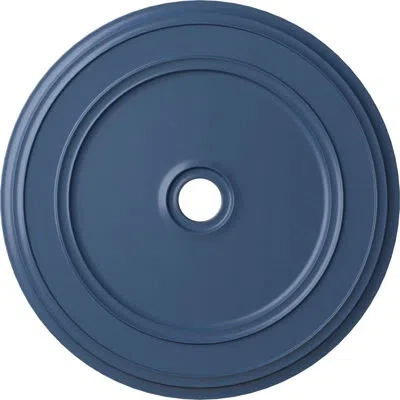 Ekena Millwork Endurathane Classic Ceiling Medallion, 41 1/8"od X 4"id X 2 1/8"p (fits Canopies Up To 5 1/2") In Americana